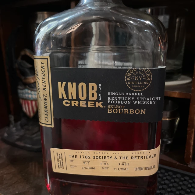 Knob Creek Single Barrel Select (1782 Society)