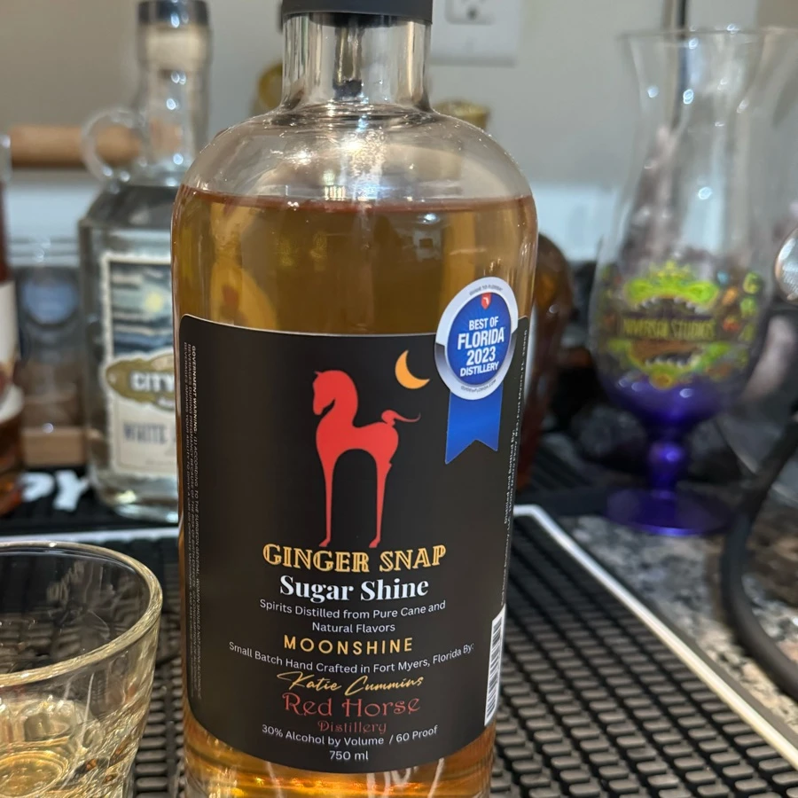 Red Horse ginger snap moonshine